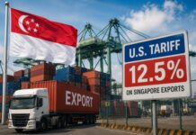 U.S. Levies 12.5% Tariff on 33% of Singapore Exports