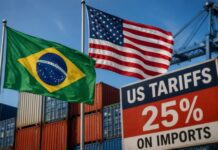 U.S. Faces Brazilian Backlash Over 25% Tariffs Starting July 22