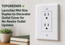 TOPGREENER Unveils New Outlet Cover for Easy Home Electrical Updates