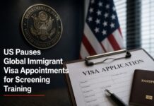 U.S. Temporarily Halts Global Visa Appointments for Screening Training