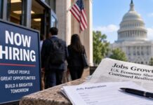 U.S. Economy Gains 162,000 Jobs in August; Unemployment Steady at 4.1%
